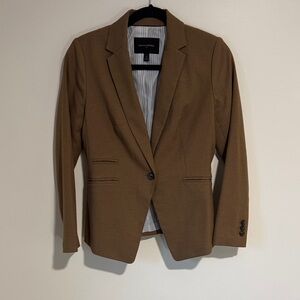 Banana Republic Women's Brown Single-Button Blazer